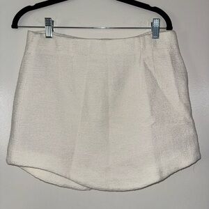 Zara Cream Mini Skirt